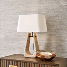 Crossbow Table Lamp - Travertine by Uttermost
