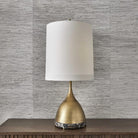 Kiss Table Lamp Brass & Marble by Uttermost
