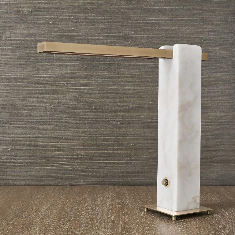 Director LED Table Lamp in Marble by Uttermost