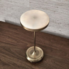 Flat Top Rechargeable Mini Lamp in Brass by Uttermost
