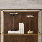 Flat Top Rechargeable Mini Lamp in Bronze by Uttermost
