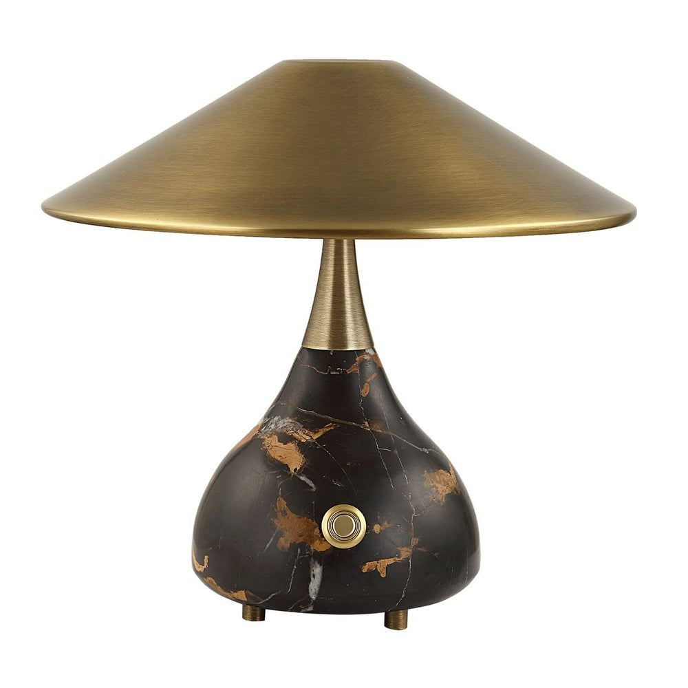 Kiss Rechargeable Mini Lamp in Michelangelo Marble by Uttermost