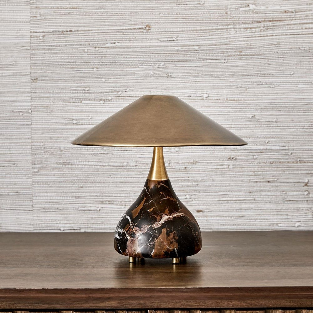 Kiss Rechargeable Mini Lamp in Michelangelo Marble by Uttermost
