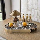 Kiss Rechargeable Mini Lamp in Michelangelo Marble by Uttermost