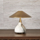 Kiss Rechargeable Mini Lamp in Arabescato Marble by Uttermost