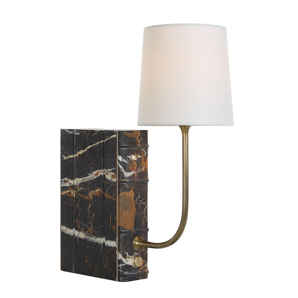 Book Mini Lamp in Michelangelo Marble by Uttermost