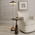 Kiss Floor Lamp in Michelangelo Marble by Uttermost