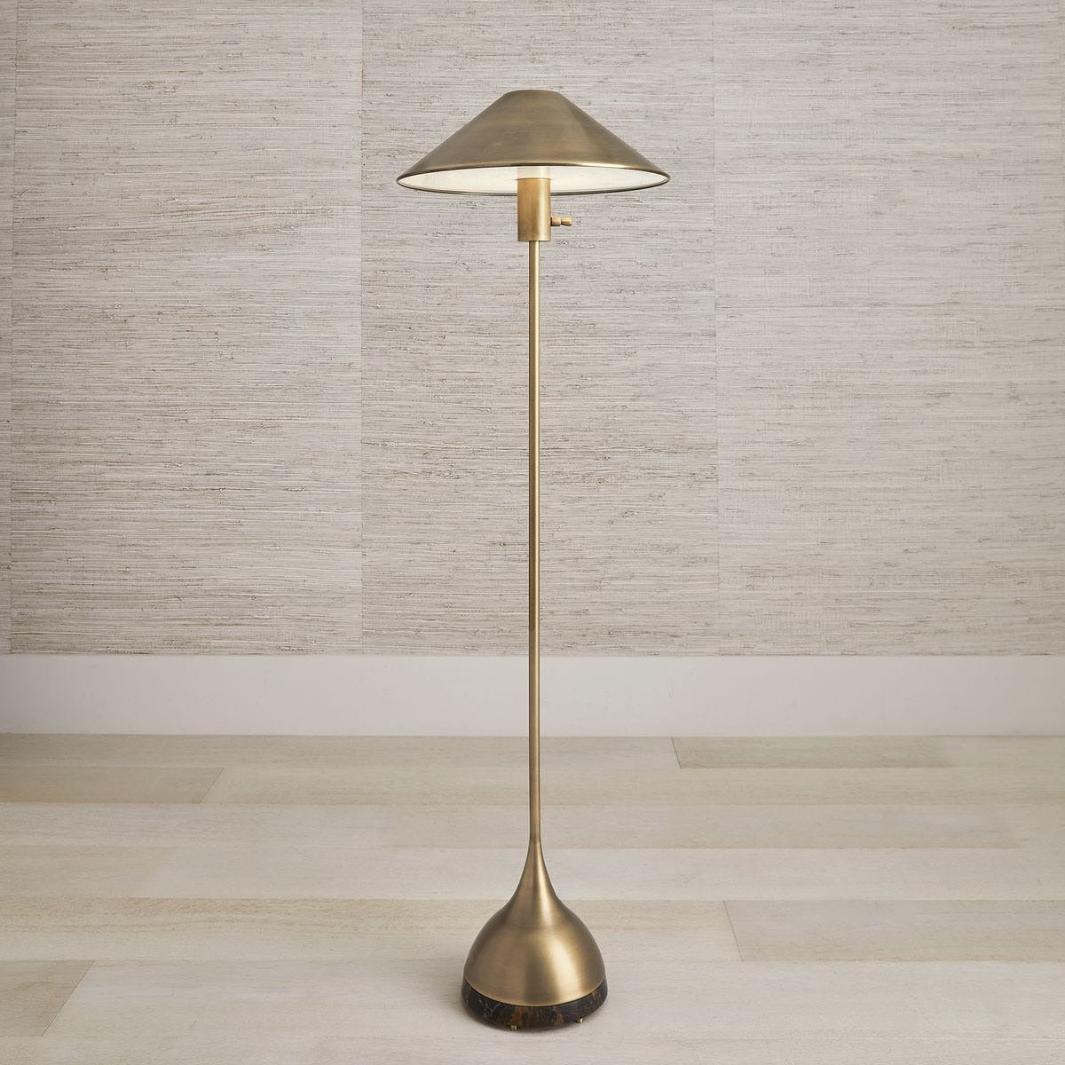 Kiss Floor Lamp in Michelangelo Marble by Uttermost
