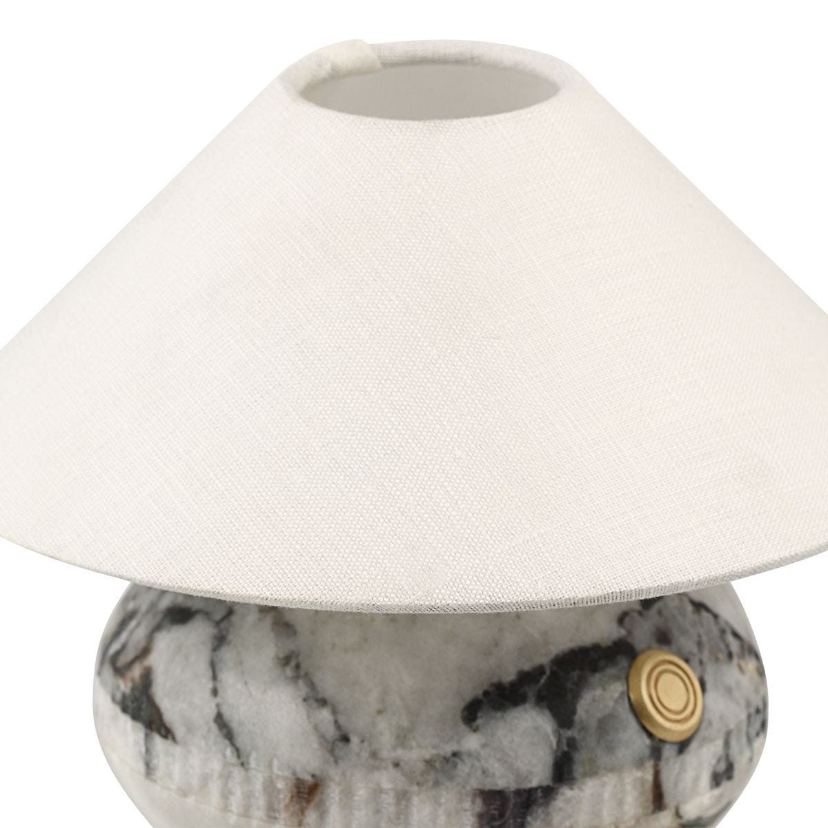 Curling Stone Rechargeable Mini Lamp by Uttermost
