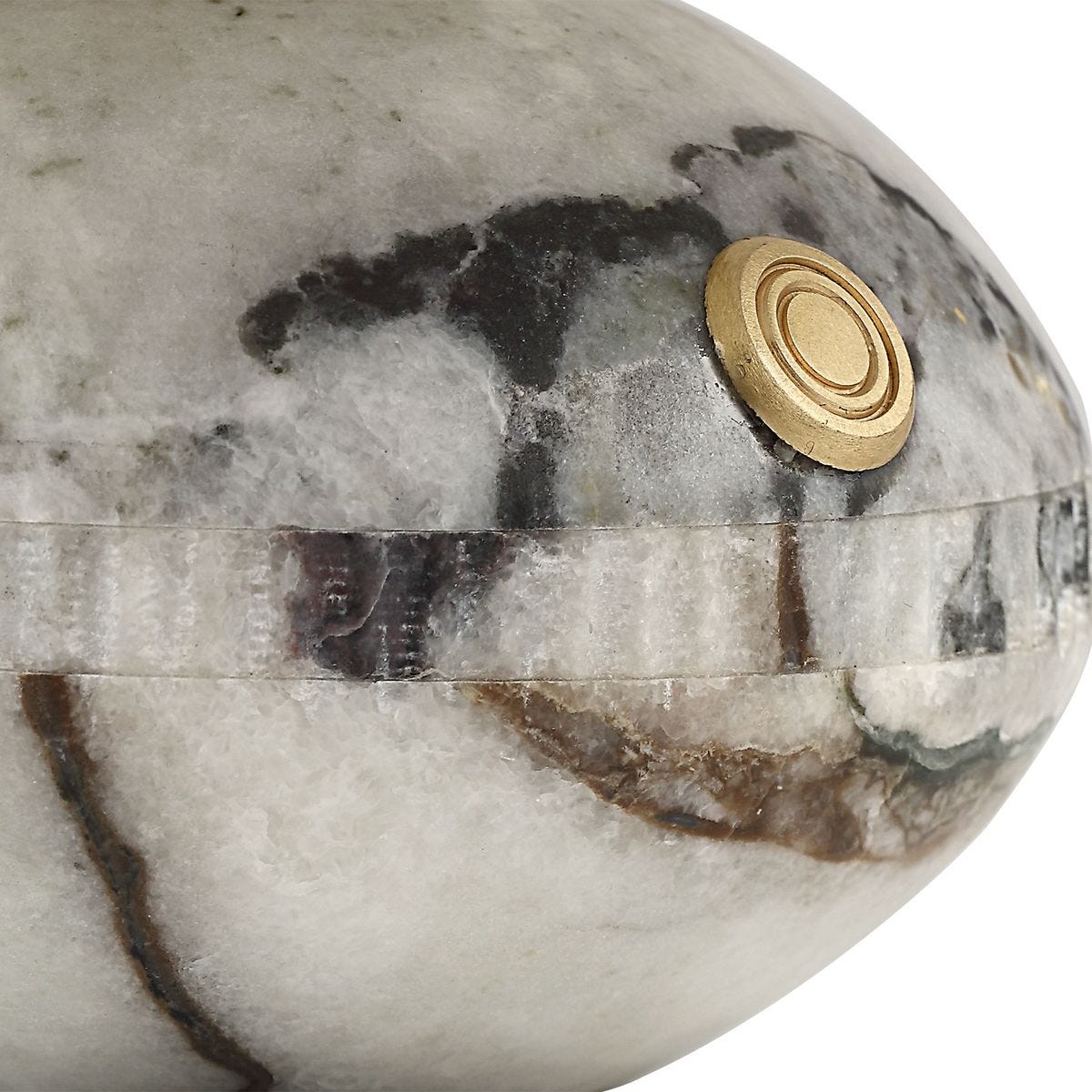 Curling Stone Rechargeable Mini Lamp by Uttermost