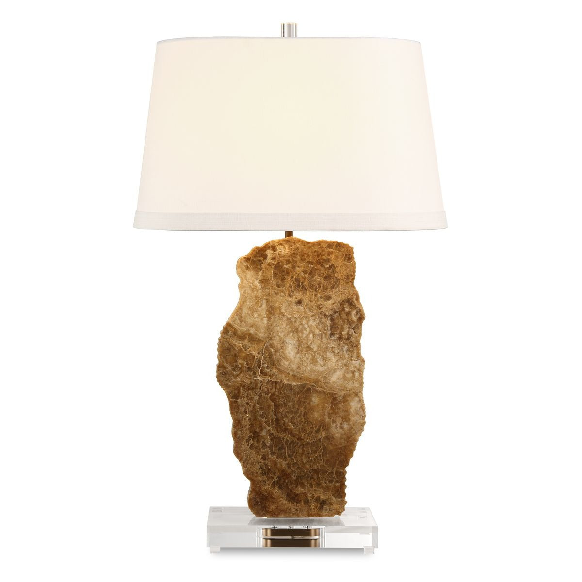 Slice Table Lamp - Latte Onyx by Uttermost