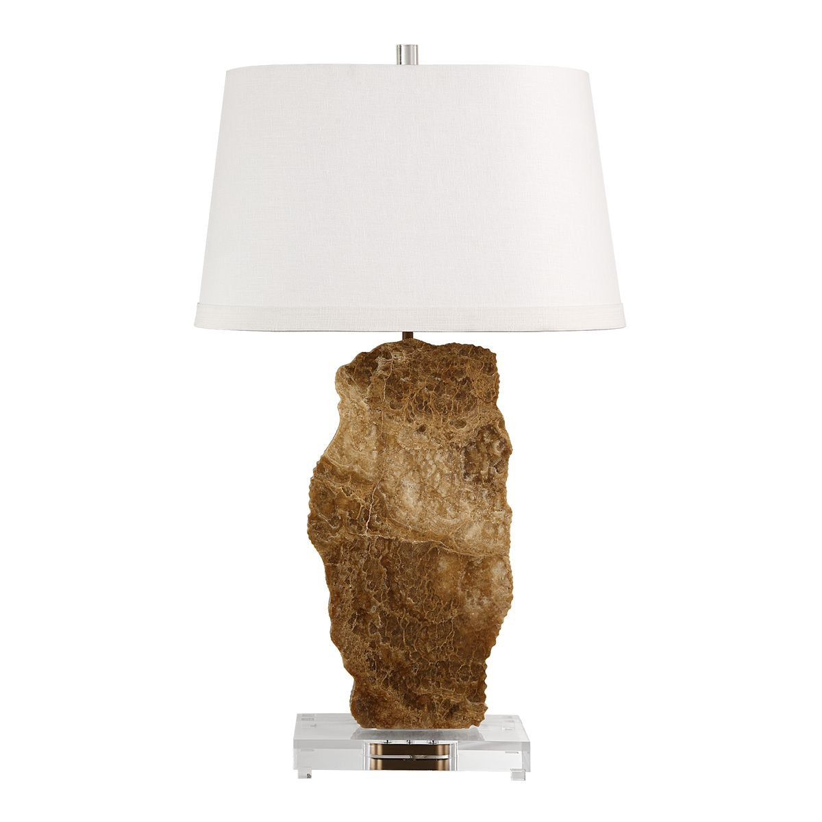 Slice Table Lamp - Latte Onyx by Uttermost