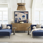 Blue Tableau Framed Canvas by Uttermost