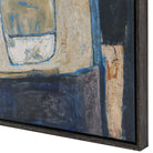 Blue Tableau Framed Canvas by Uttermost