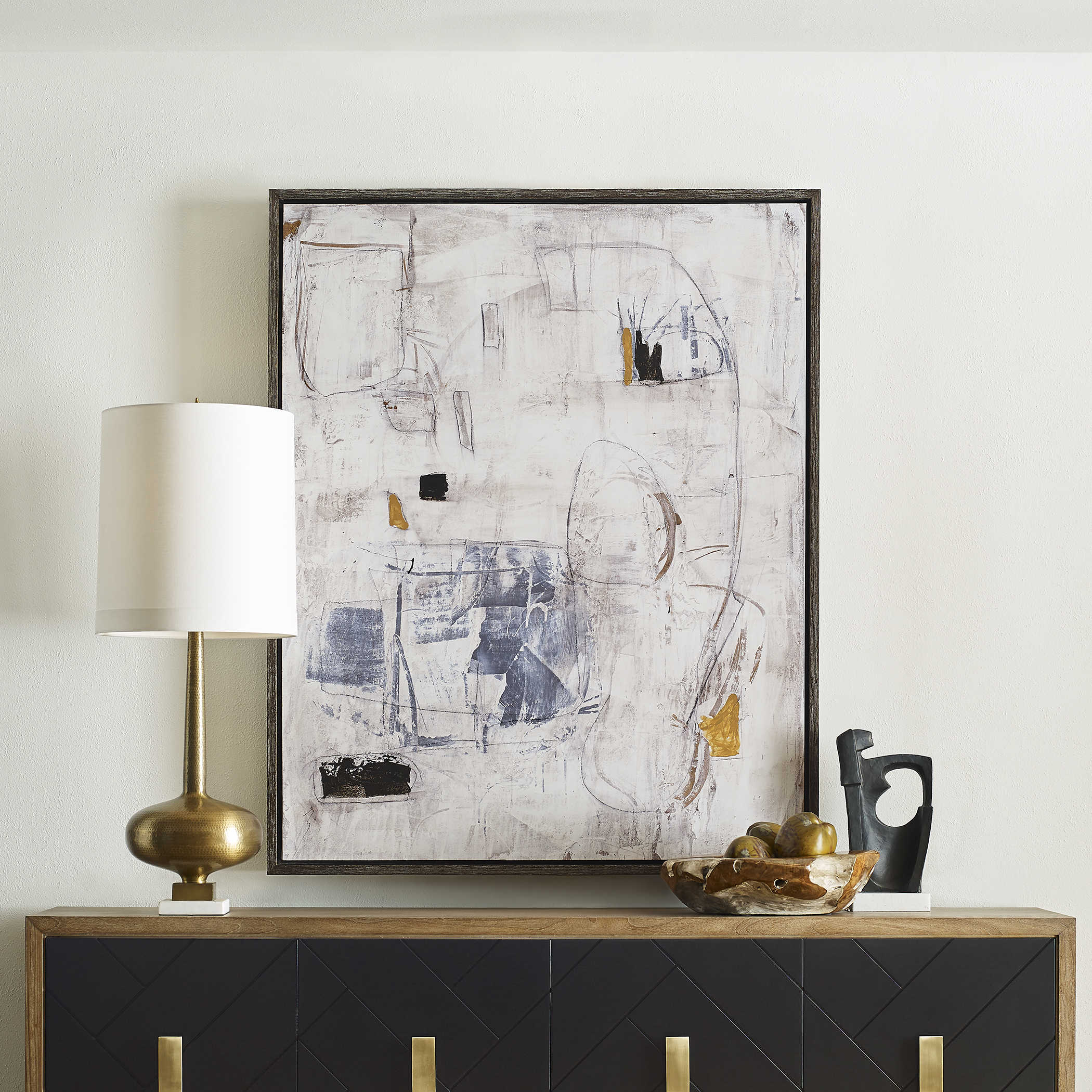 Boom Town Framed Canvas by Uttermost