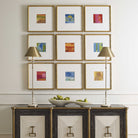 Petite Bijoux Framed Canvases - Brilliant - Set of 9 by Uttermost
