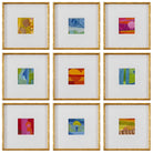 Petite Bijoux Framed Canvases - Brilliant - Set of 9 by Uttermost