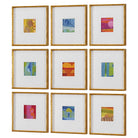Petite Bijoux Framed Canvases - Brilliant - Set of 9 by Uttermost