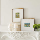 Petite Bijoux Framed Canvases - Lime - Set of 2 by Uttermost