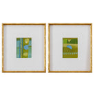 Petite Bijoux Framed Canvases - Lime - Set of 2 by Uttermost