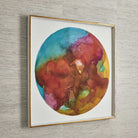 Outer World Garnet Framed Canvas by Uttermost