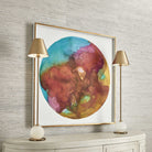 Outer World Garnet Framed Canvas by Uttermost