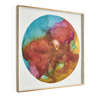 Outer World Garnet Framed Canvas by Uttermost
