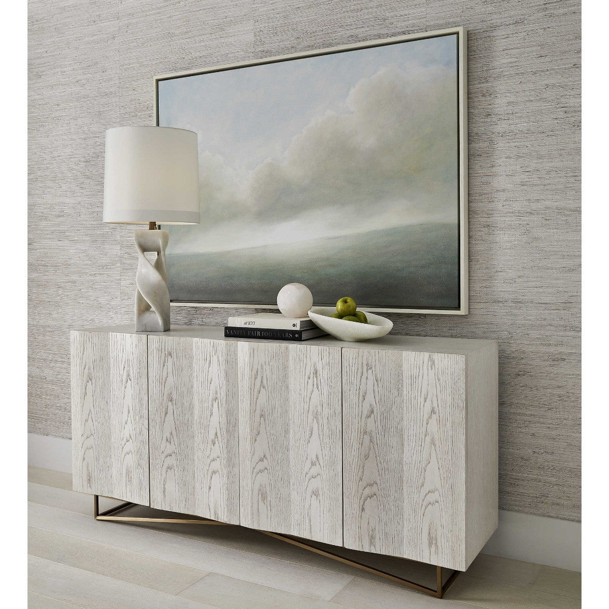 Aurora Framed Canvas by Uttermost