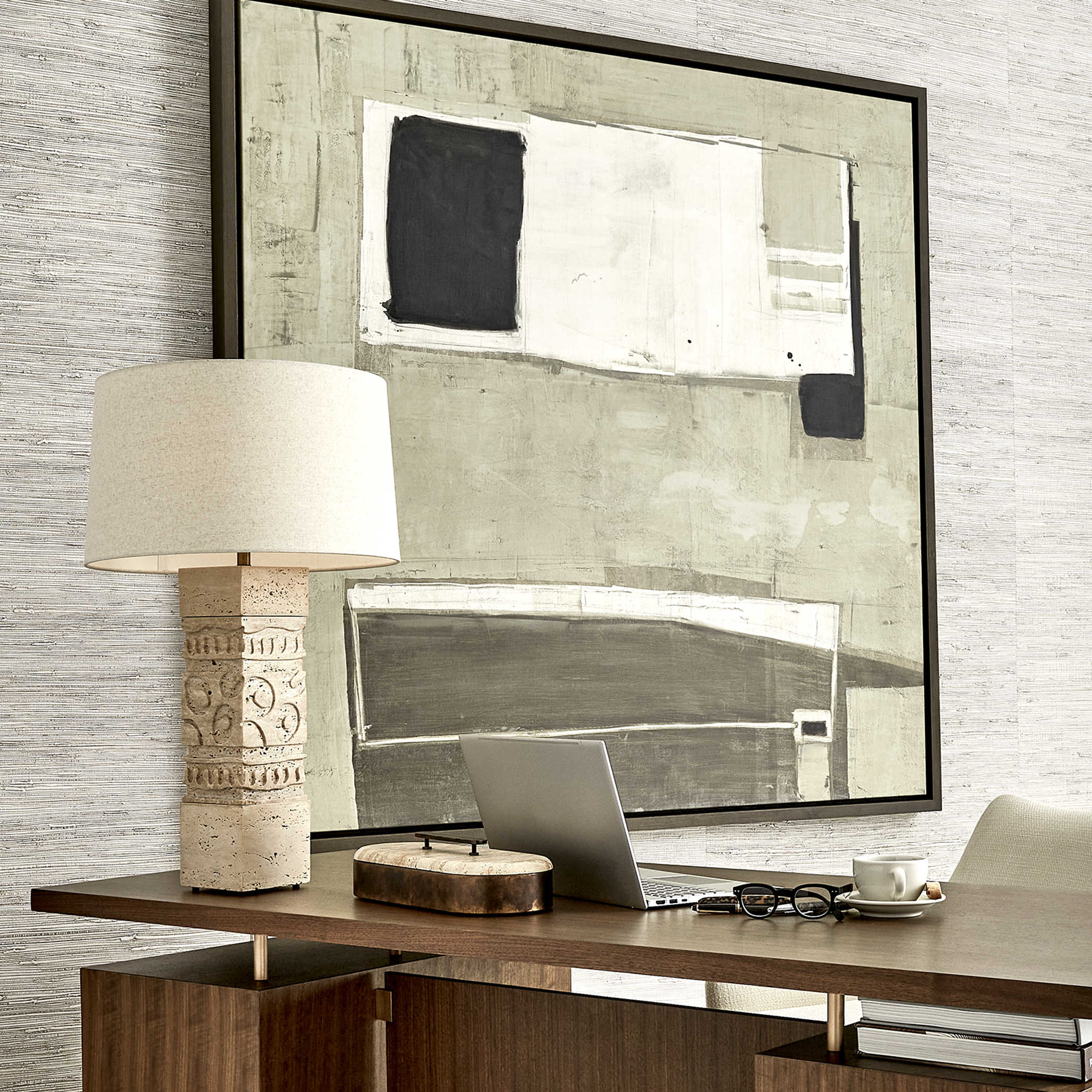 Accentuate the Positive Framed Canvas by Uttermost