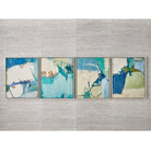 Cool Outlook Framed Canvases Set of 4 by Uttermost