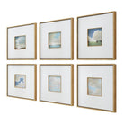 Cumulation Framed Canvases Set of 6 by Uttermost