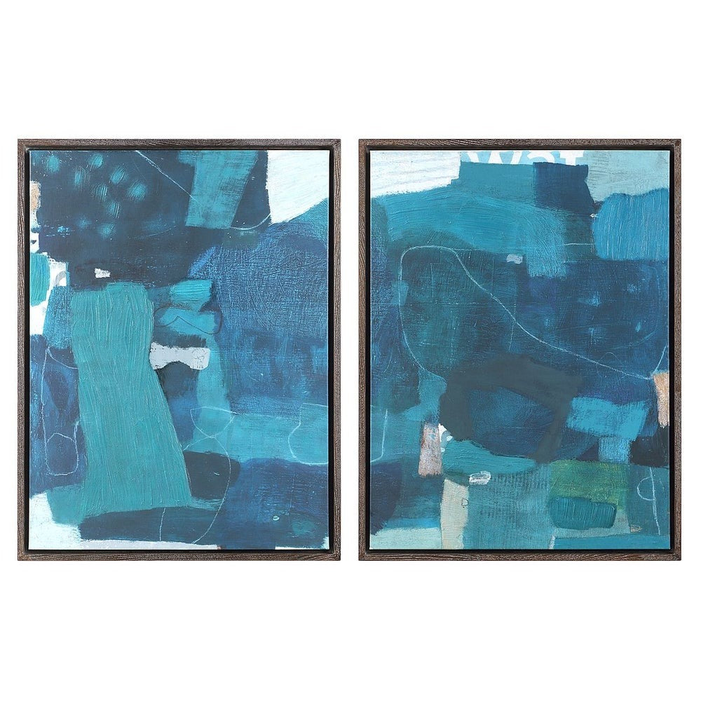 Wait Until Dusk Framed Canvas Diptych Small - Set of 2 by Uttermost