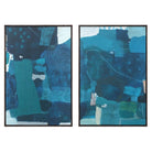 Wait Until Dusk Framed Canvas Diptych Large Set of 2 by Uttermost