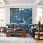 Wait Until Dusk Framed Canvas Diptych Large Set of 2 by Uttermost