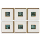Evening Cumulation Framed Canvases Set of 6 by Uttermost