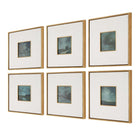 Evening Cumulation Framed Canvases Set of 6 by Uttermost