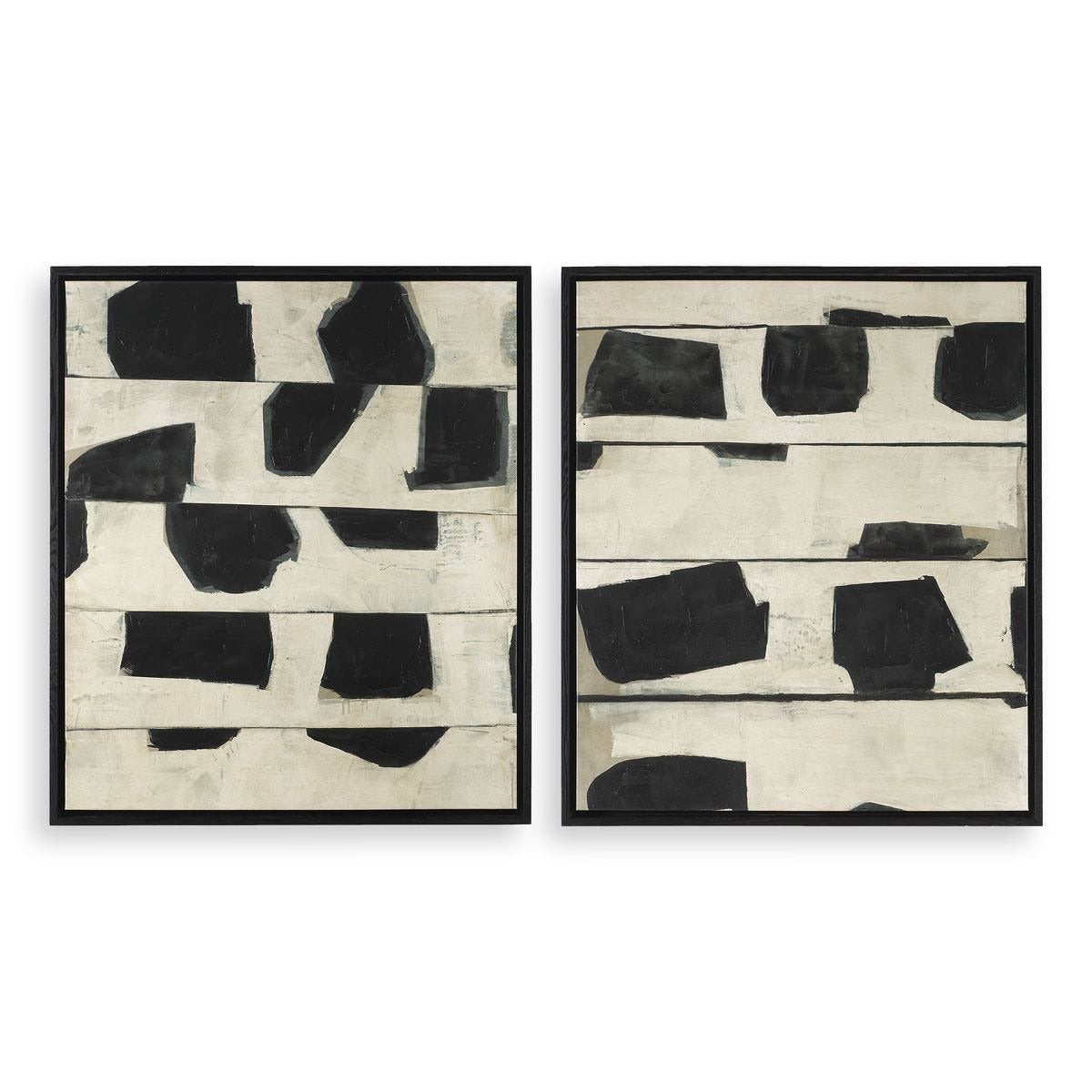 On The Line Framed Canvases Set of 2 by Uttermost