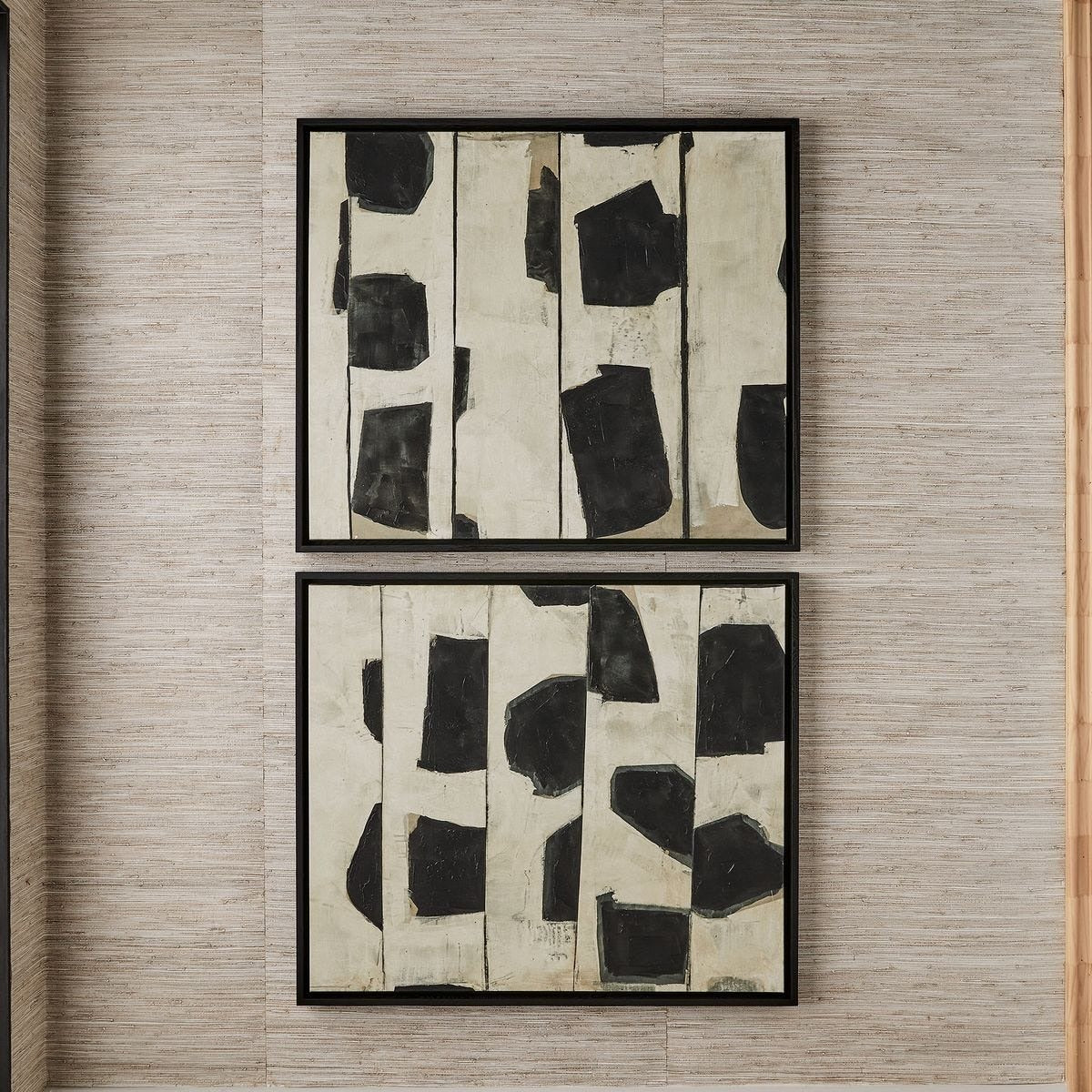 On The Line Framed Canvases Set of 2 by Uttermost