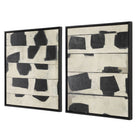 On The Line Framed Canvases Set of 2 by Uttermost