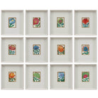 Fantasy Florals Framed Canvases - Set of 12 by Uttermost