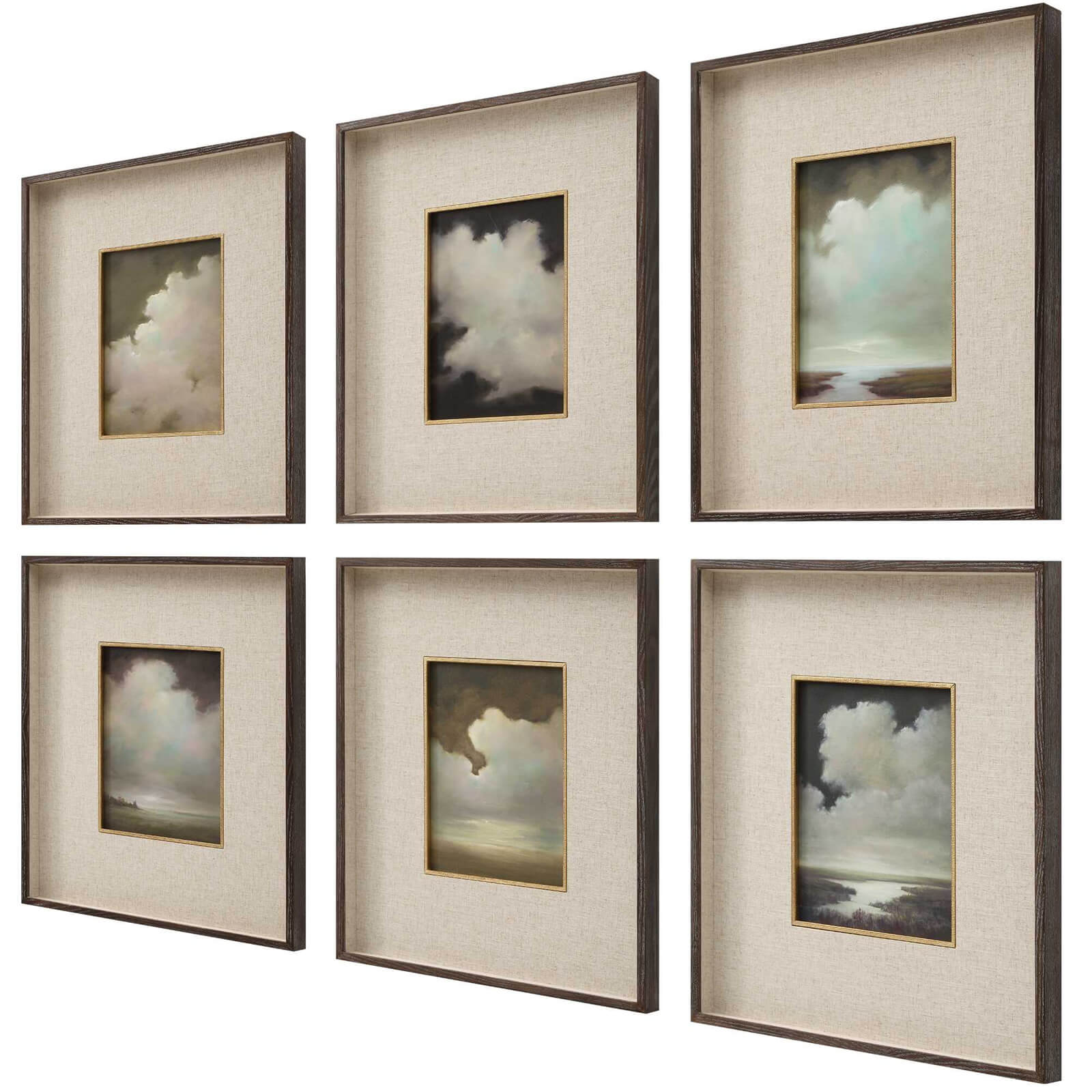 Autumn Cumulation Framed Canvases - Set of 6 by Uttermost