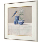 Delft Bird Framed Canvas by Uttermost
