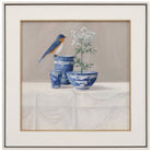 Delft Bird Framed Canvas by Uttermost