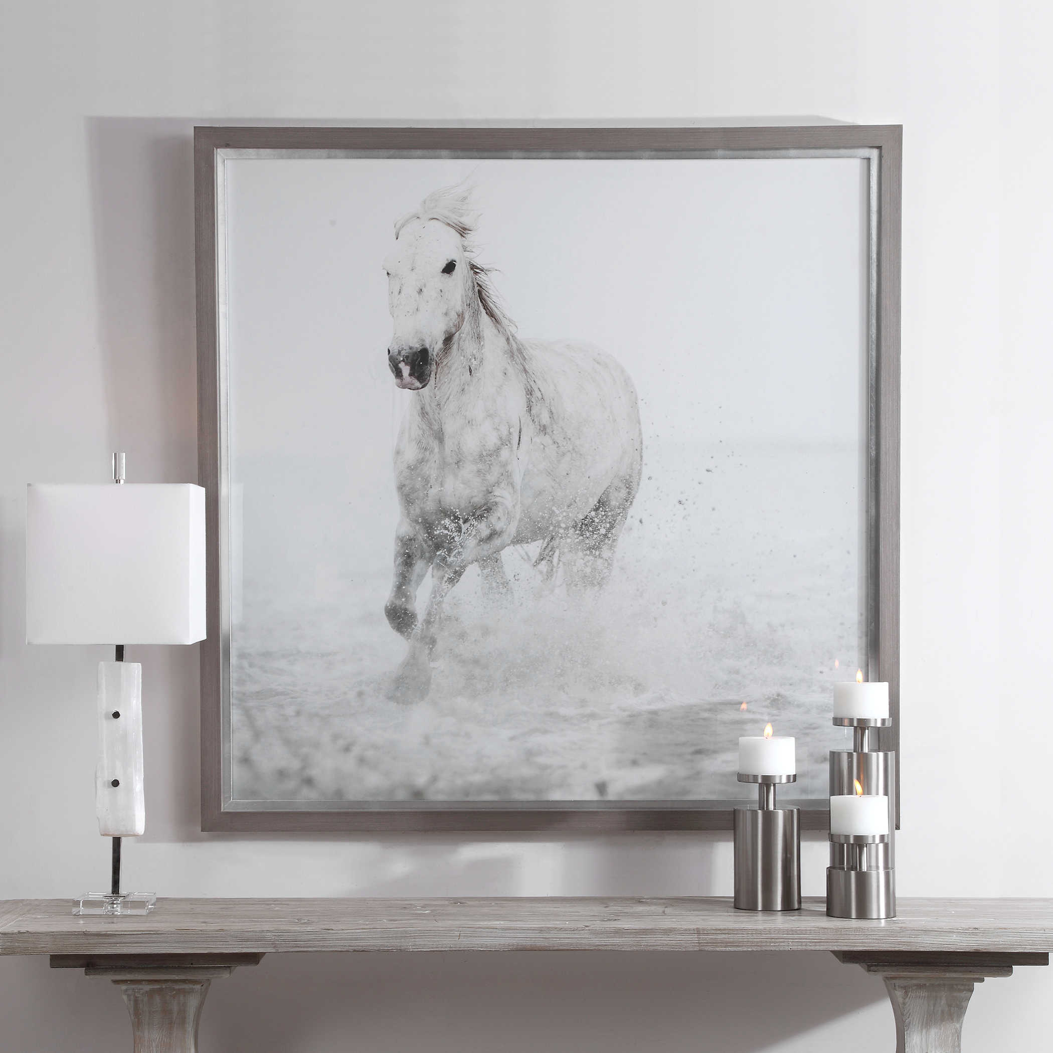 Running Free Framed Print by Uttermost