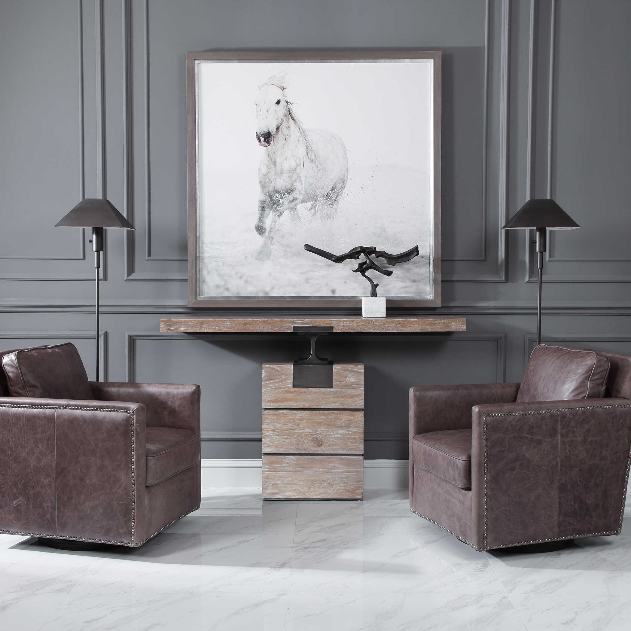 Running Free Framed Print by Uttermost
