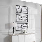 Jargon Wall Art - Set of 3 by Uttermost