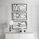 Jargon Wall Art - Set of 3 by Uttermost