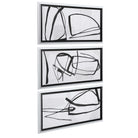 Jargon Wall Art - Set of 3 by Uttermost