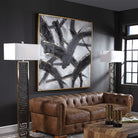 Slash Hand Painted Canvas by Uttermost