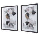 Plunging Pastels Framed Prints - Set of 2 by Uttermost